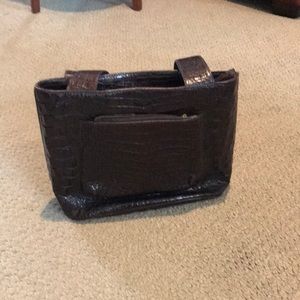 Asks fifth ave Italian leather bag